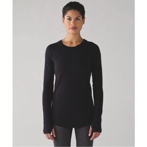 Lululemon Black Sit In Lotus Sweater